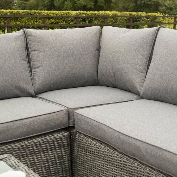Bunbury Five Seater Rattan Corner Set in Grey by Rowlinson 5 Bunbury Five Seater Rattan Corner Set in Grey by Rowlinson - Image 3