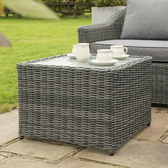 Bunbury Five Seater Rattan Corner Set in Grey by Rowlinson 6 Bunbury Five Seater Rattan Corner Set in Grey by Rowlinson - Image 4