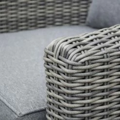 Bunbury Four Seater Rattan Sofa Set in Grey by Rowlinson -Rattan Garden Furniture Shop FU100891 add image 4 7b1d