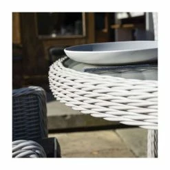 4 Seater Prestbury Round Table Dining Set by Rowlinson® -Rattan Garden Furniture Shop FU101219 add image 3 48c6