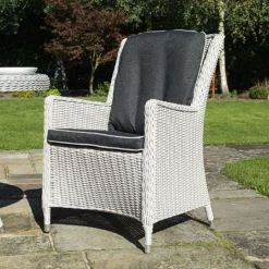 4 Seater Prestbury Round Table Dining Set by Rowlinson® -Rattan Garden Furniture Shop FU101219 add image 5 e9d4