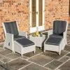 2 Seater Prestbury Lounger Set by Rowlinson® -Rattan Garden Furniture Shop FU101222 main image 39e0