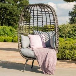 Maze Rattan Riviera Garden Deep Seated Chair in Grey -Rattan Garden Furniture Shop FU101342 add image 2 d2fd