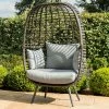 Maze Rattan Riviera Garden Deep Seated Chair in Grey -Rattan Garden Furniture Shop FU101342 main image aee2