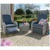 Norfolk Leisure LIFE Rattan Diva 2 Seat Reclining Duo Set In Yacht Grey -Rattan Garden Furniture Shop FU101731 main image 0290
