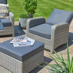 Norfolk Leisure LIFE Rattan Hawaii 6 Seat Sofa Set In Yacht Grey -Rattan Garden Furniture Shop FU101738 add image 1 1579