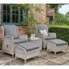 Norfolk Leisure Handpicked Rattan Wroxham 2 Seat Relax Set In Grey -Rattan Garden Furniture Shop FU101826 main image caf8