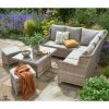 Norfolk Leisure Handpicked Rattan Wroxham 6 Seat Mini Corner In Brown -Rattan Garden Furniture Shop FU101828 main image f7ec
