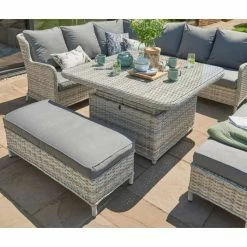 Norfolk Leisure Handpicked Rattan Wroxham 8 Seat Large Corner In Grey -Rattan Garden Furniture Shop FU101829 add image 1 81a9