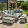 Norfolk Leisure Handpicked Rattan Wroxham 8 Seat Large Corner In Grey -Rattan Garden Furniture Shop FU101829 main image 0a79