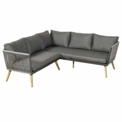 Lifestyle Rattan Rope Detail 5 Seater Garden Corner Sofa Set with Coffee Table by Primrose Living 20 Lifestyle Rattan Rope Detail 5 Seater Garden Corner Sofa Set with Coffee Table by Primrose Living -Rattan Garden Furniture Shop FU101979 CornerSofa 49a1