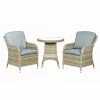 Wentworth Rattan Bistro Set | 70cm Round Table with 2 Imperial Chairs -Rattan Garden Furniture Shop FU102068 main image 511d