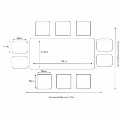 195cm Wentworth 10 Seater Rattan Cube Set -Rattan Garden Furniture Shop FU102079 add image 4 4621