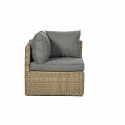 Wentworth 4 Piece Corner Rattan Lounging Set With Adjustable Table -Rattan Garden Furniture Shop FU102080 add image 4 3fda