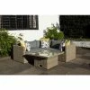 Wentworth 4 Piece Corner Rattan Lounging Set With Adjustable Table -Rattan Garden Furniture Shop FU102080 main image 3620