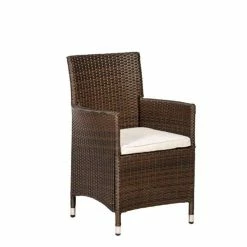 Cannes Mocha Brown 4 Seater Rattan Dining Set -Rattan Garden Furniture Shop FU102093 add image 3 ad67