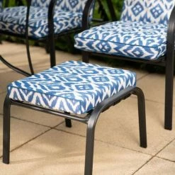 Hadleigh Reclining 6 Seater Garden Dining And Leisure Furniture Set In Blue By Hectare® -Rattan Garden Furniture Shop FU102204 add image 7 29a4