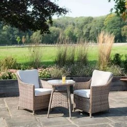 Luxury Rattan Bistro Set by Primrose Living