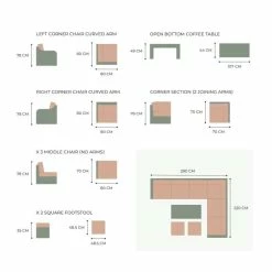 'Peony' Luxury Rattan 8 Seater Modular Garden Sofa Set with Coffee Table and Footstools by Primrose Living -Rattan Garden Furniture Shop FU102235 V2 9ef5