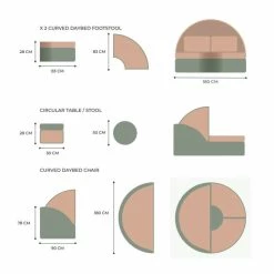 'Peony' Luxury Rattan Modular Daybed Sofa Set with Retractable Canopy by Primrose Living -Rattan Garden Furniture Shop FU102247 V2 e80d