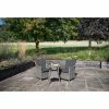 Luxury Rattan Bistro Set in Pebble by Primrose Living