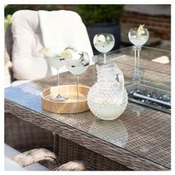 Luxury Rattan 8 Seater Rectangular Fire Pit Garden Dining Set by Primrose Living -Rattan Garden Furniture Shop FU102397 1 2972