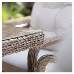 Luxury Rattan 8 Seater Rectangular Fire Pit Garden Dining Set by Primrose Living -Rattan Garden Furniture Shop FU102397 3 d5e6