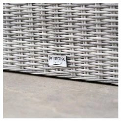 'Peony' Luxury Rattan 5 Seater Garden Sofa Set with Coffee Table in Pebble by Primrose Living -Rattan Garden Furniture Shop FU102436 3 443a