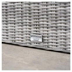 'Peony' Luxury Rattan 4 Seater Garden Sofa Set with Coffee Table in Pebble by Primrose Living -Rattan Garden Furniture Shop FU102437 2 2c55