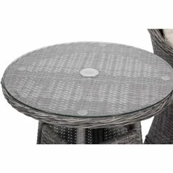 Classic Rattan Bistro Set in Stone by Primrose Living 12 Classic Rattan Bistro Set in Stone by Primrose Living -Rattan Garden Furniture Shop FU102444 Bistro 5 4e0c