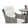 Classic Rattan Bistro Set in Stone by Primrose Living -Rattan Garden Furniture Shop FU102444 Bistro ChairClose 2fc0