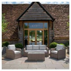 Classic Rattan 5 Seater Garden Sofa Set with Coffee Table by Primrose Living -Rattan Garden Furniture Shop FU102459 1 2 ba97