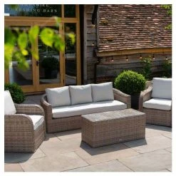 Classic Rattan 5 Seater Garden Sofa Set with Coffee Table by Primrose Living -Rattan Garden Furniture Shop FU102459 2 a0cf