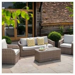 Classic Rattan 5 Seater Garden Sofa Set with Coffee Table by Primrose Living -Rattan Garden Furniture Shop FU102459 3 ed42