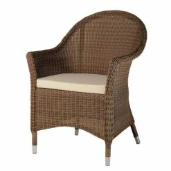 Alexander Rose San Marino 6 Seater Round Garden Furniture Set with Wicker Armchairs -Rattan Garden Furniture Shop FU4662 add image 2 2558