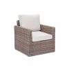 Luxury Rattan Straight Arm Single Armchair by Primrose Living