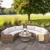'Peony' Luxury Rattan 6 Seater Modular Garden Sofa Set with Storage Basket and Coffee Table by Primrose Living -Rattan Garden Furniture Shop Natural FU102224 4 FullSet 28b1