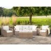 'Peony' Luxury Rattan 5 Seater Modular Garden Sofa Set with Coffee Table by Primrose Living -Rattan Garden Furniture Shop Natural FU102229 1 FullSet 25dc