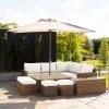 'Iris' Luxury Rattan 9 Seater Garden Sofa Set with Square Rising Table by Primrose Living -Rattan Garden Furniture Shop fu102427 FullSet 6c09