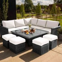 'Iris' Luxury Rattan 9 Seater Garden Sofa Set with Square Rising Table in Stone by Primrose Living 12 'Iris' Luxury Rattan 9 Seater Garden Sofa Set with Square Rising Table in Stone by Primrose Living -Rattan Garden Furniture Shop fu102428 4 FullSetNoParaClose 5640