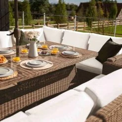 'Iris' Luxury Rattan 10 Seater Garden Sofa Set with Rectangular Table by Primrose Living 10 'Iris' Luxury Rattan 10 Seater Garden Sofa Set with Rectangular Table by Primrose Living -Rattan Garden Furniture Shop fu102434 4 TableSideSofaBack 9285